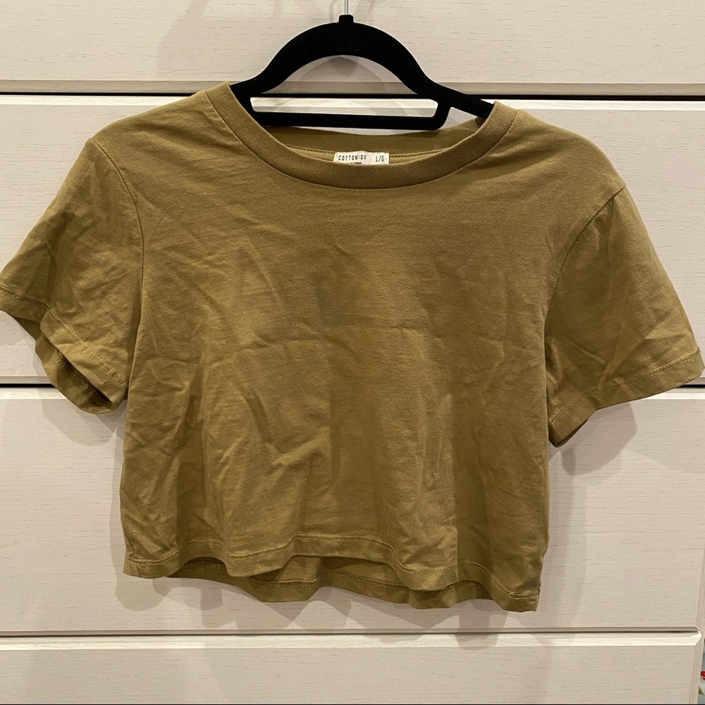 Cotton on cropped shirt